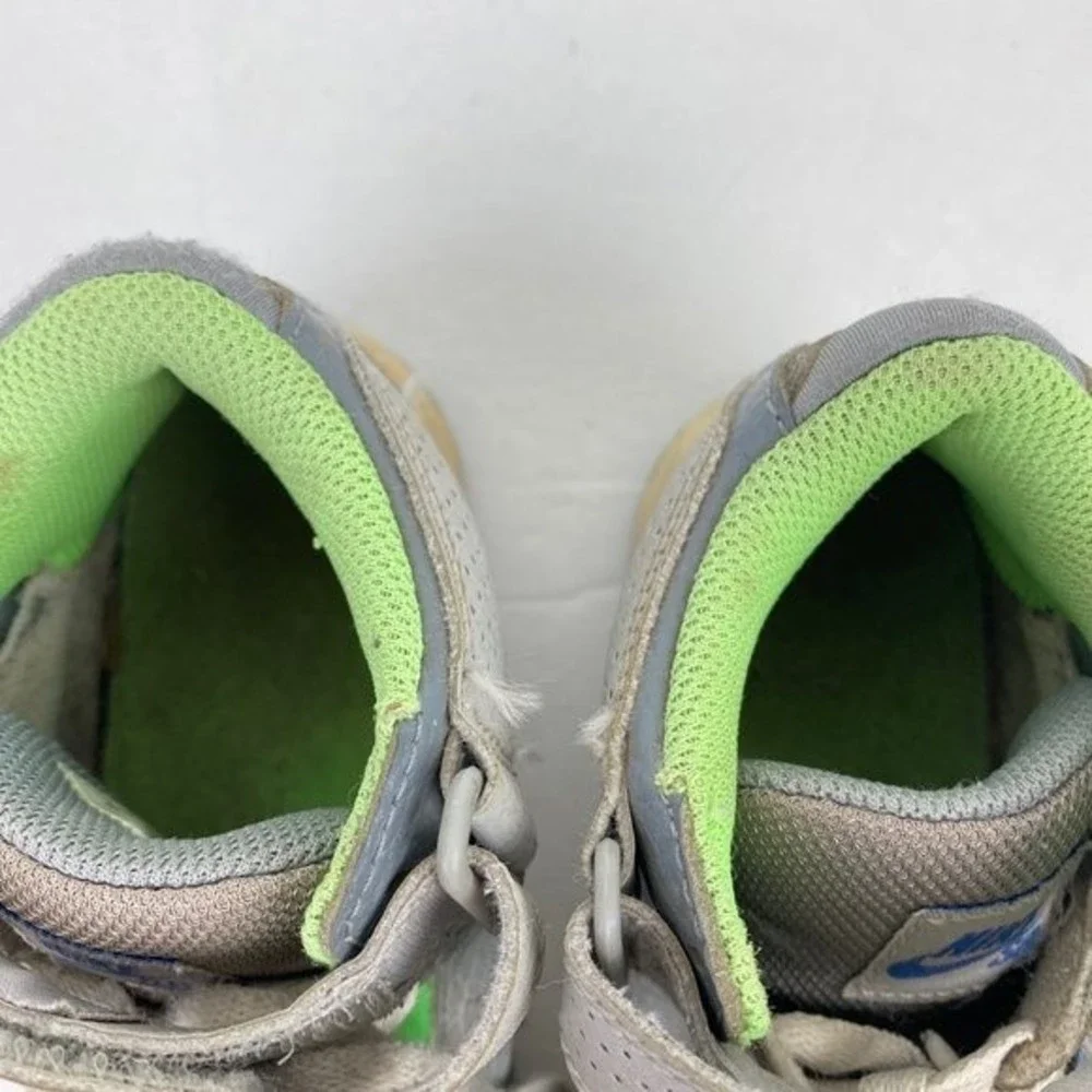 Nike Boy's Leather Gray Tie Sneakers Youth Sz 1.5